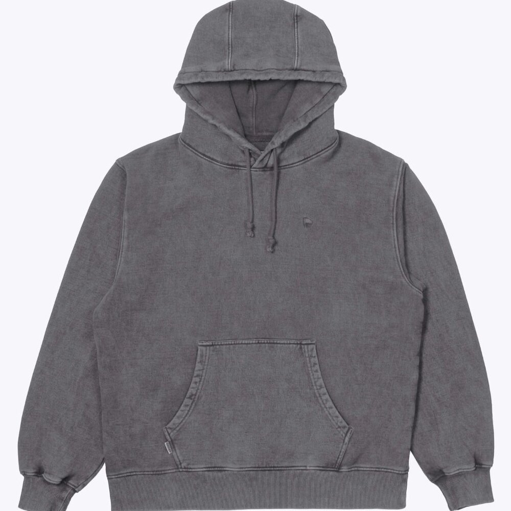 BNWT Wemoto - Clint - Men's Garment Dyed Organic Cotton Gray Hoodie Sweatshirt